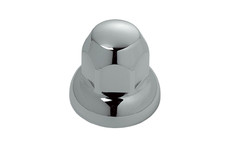 Verchromte Kunststoff-Radmutterkappe.