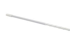 Wei�er Fiberglas Antennenstick f�r LKW-Showzwecke.
