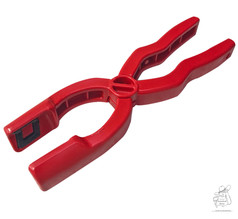 Rote Radmutternzange aus Kunststoff f�r BEAM Produkte.