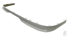 Graue Spoiler/Sto�stangenverl�ngerung aus Fiberglas f�r Volvo FH 5.