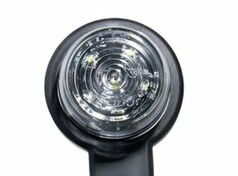 Klares Viking Ersatzglas f�r Pendelleuchten mit LEDs und schwarzem Geh�use.