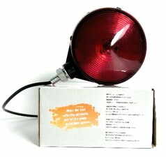 DTS Spiegelleuchte LED rot/orange auf wei�em Karton.