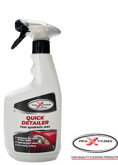 Wei�e Spr�hflasche Pro Xtreme Quick Detailer, ein schnelles synthetisches Wachs f�r die Fahrzeugpflege.