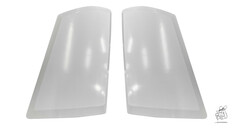 Ein Paar unlackierte Felips Windabweiser aus ABS-Kunststoff f�r Scania LKW.