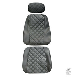 Sitzbezug Innen in schwarz und Au�en in schwarz