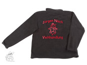 Sweat-Jacke ohne Kapuze -Stick ausw�hlbar