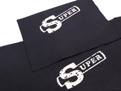 Bettw�sche schwarz mit DruckOld School oder SUPER