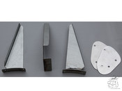 Stahl-Halterung f�r Old School Sonnenblende Scania R Streamline