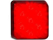 Quadratische Nebelleuchte schwarzer Rahmen 100mm - AUSVERKAUF