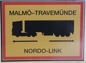 Scandi Aufkleber Malm� - Travem�nde