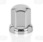 Radmutterkappe "BEAM" lang 20er P�ckchen chromfarben