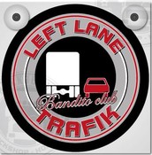 Platte f�r Leuchtkasten by Truck Junkie   "Bandito Club - Trafik Lane"