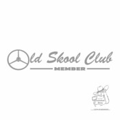 Member Old Skool Club silbergrau<br />
55 x 11cm