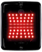 Heckleuchte DARK Knight eckig R�cklicht/Bremslicht