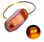 Seitenleuchte Paar orange 2LED - ABVERKAUF