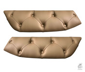 T�rverkleidung mit Kn�pfe aus Kunstleder passend f�r DAF XG & XG+ (Paar)