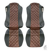 Sitzbez�ge passend f�r Actros MP5 Beifahrer Luftgefedert - Dromader Line