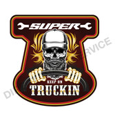 DTS Aufkleber Super Truckin