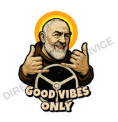 DTS Aufkleber Good vibes only