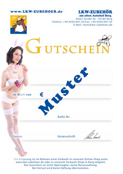 Gutschein 10,- �  Postversand