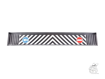 Hecksch�rze mit Verkehrszeichen