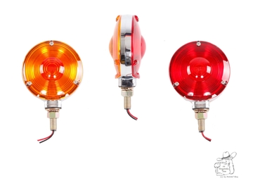 Spiegellampe USA mit Gl�hbirnchen - Abverkauf