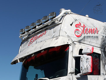 Sonnenblende Old School passend f�r Scania R Streamline oder Scania NG