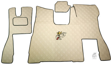 Bodenset 2 teilig  passend f�r Scania S "New Generation" - PREMIUM Line, Beifahrer Klappstuhl