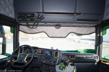 Scheibenbord�re - Sonderanfertigung mit Lederkante