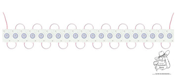 Module zur Beleuchtung in wei� 12V