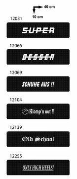 Schmutzmatten (Paar) f�r Einstieg