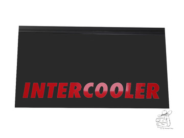 Schmutzf�nger  (Paar) 65x35 cm schwarz incl. einfarbiger Beschriftung