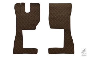 Fu�matten passend f�r Volvo FH4 + FH5 Steppdesign - Standardprogramm