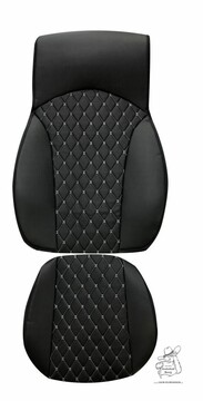 Sitzbezug passend f�r MAN TGX ab Bj. 2020 Fahrer mit h�henverstellbaren Gurt - PU Light Line