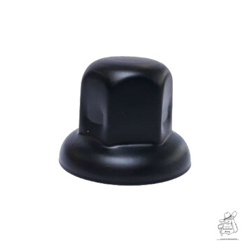 Radmutterkappe INOX "BEAM"  schwarz matt 10er - Ausverkauf