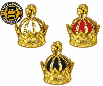 TJ Aufkleber Krone Oldskool - Abverkauf