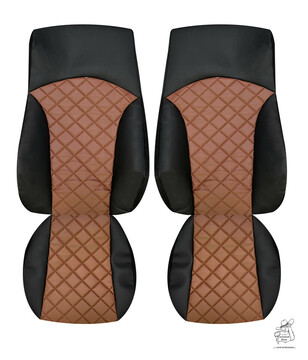 Sitzbez�ge passend f�r DAF XG Beifahrer Klappstuhl - BASIC Line - ABVERKAUF