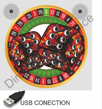 Leuchtkasten 17x17cm "Pl�sch W�rfel"