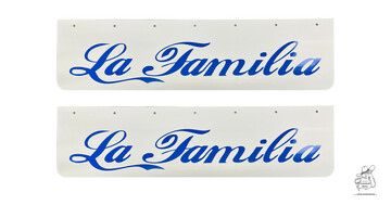 Schmutzf�nger (Paar) 65x17cm inkl. einfarbiger Beschriftung