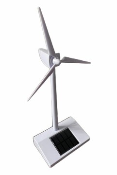 Windrad Solarbetrieben