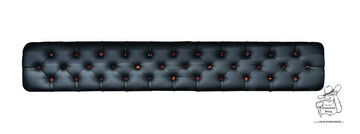 Abdeckung Schrankunterseite hinten aus Kunstleder passend f�r Scania NG R+S (Highline)