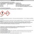 Sicherheitsdatenblatt f�r ReactiveWheel Cleaner: Abschnitt 2 mit Gefahrenpiktogrammen (Ausrufezeichen, �tzwirkung) und dem Wort 