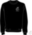 Schwarzes Autohof Berg Sweatshirt mit wei�em Autohof Berg Logo und LKW-Zubehoer.de Schriftzug.