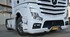 Eckrohre mit LED (Paarpreis) "Strong" passend f�r Actros MP4 + MP5 blattgefederter Vorderachse