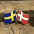 Scandi Pin Flagge Schweden - D�nemark