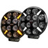 Ledson Pollux9+ Gen3 Powerboost LED Zusatzscheinwerfer mit orange und wei� leuchtendem Positionslicht.