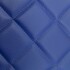 Blaues Kunstleder mit gestepptem Rautenmuster, Dromader Line Meterware.