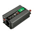 Dunkelgrauer Power Inverter 300 aus Aluminium mit 220V Steckdose, USB-Port und 24V Eing�ngen.