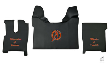 Kundenstick auf Tunnel und Fu�matten